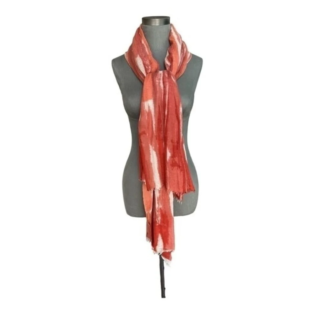 Women's Pink Beige Ombre Scarf 27